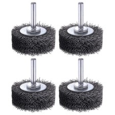 4 Pack 2" Wire Wheel Brush for Drill, Heavy Duty Carbon Steel, 1/4" Shank, 20000