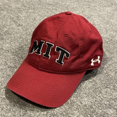 MIT Hat Cap Strap Back One Size Red College Under Armour