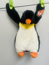 Ty Beanie Buddy Waddle Penguin Beanies Buddies Toys Vintage Retired Collectible