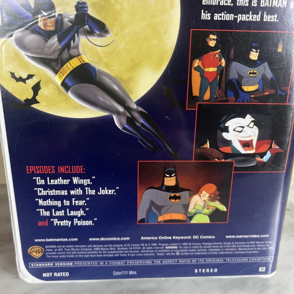 Batman: The Animated Series - The Legend Begins VHS 2002 Clamshell Foto 4 de 4