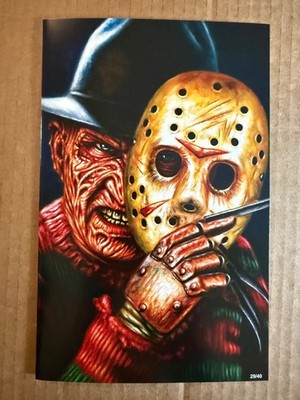 Big IV Halloween Cover Gallery Peek-a-Boo! Freddy Virgin Ltd 40 W/COA | NM+