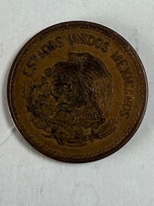 1954 Mexico 20 Centavos coin