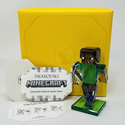 Swarovski Crystal Minecraft Steve Figurine 5701272 MIB NEW