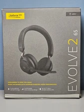 Jabra GN Evolve 2 65 Bluetooth Wireless/USB-C  On Ear Headset New!