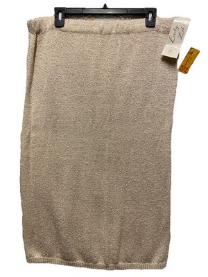 NWT Lady Lilly Women s 26W Skirt Cream Tag 40 Rayon Cotton U.S.A. Style 3947