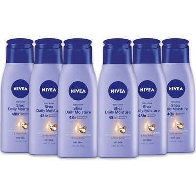 NIVEA Shea Nourish Body Lotion for Dry Skin with Hyaluronic Acid, Shea Butter an