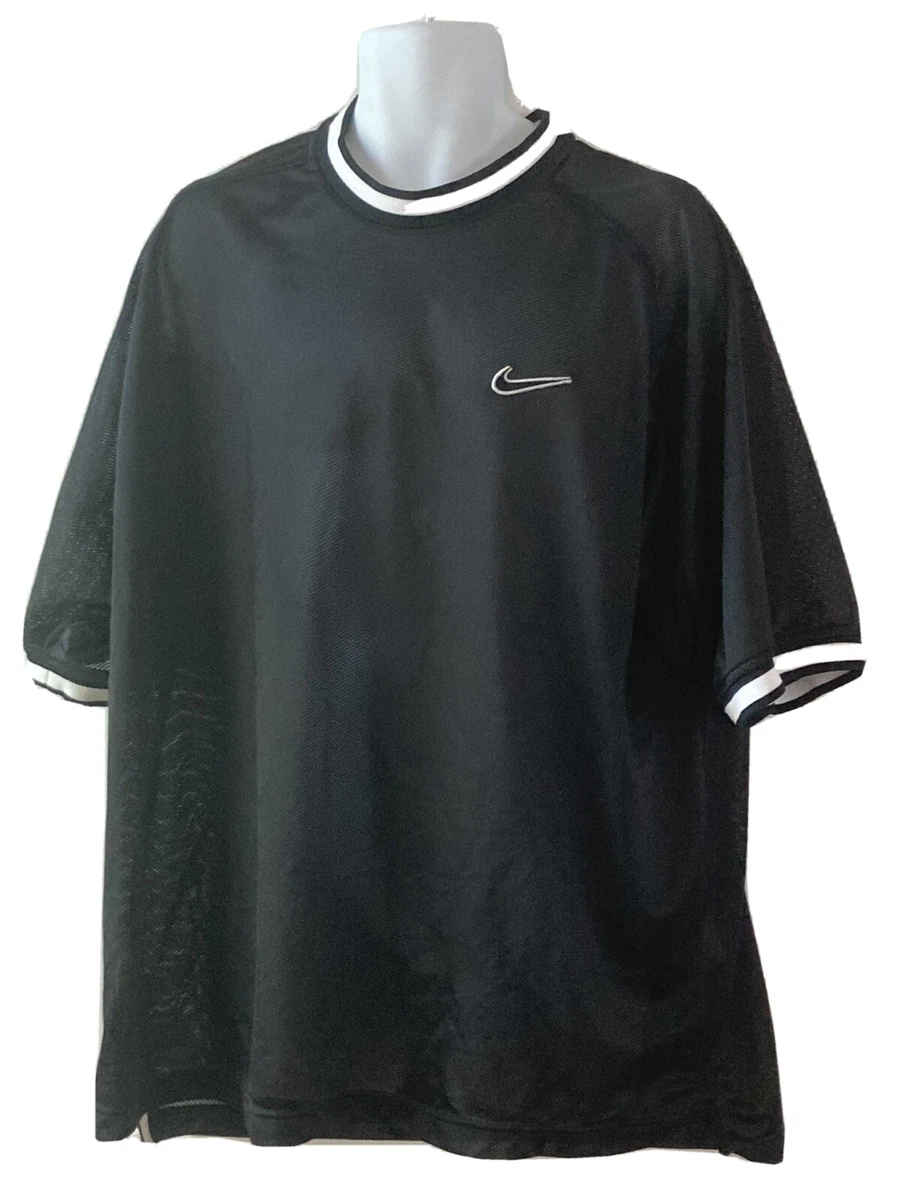 Vintage Nike Mens Large L Black Short Sleeve Football Jersey j33 | eBay