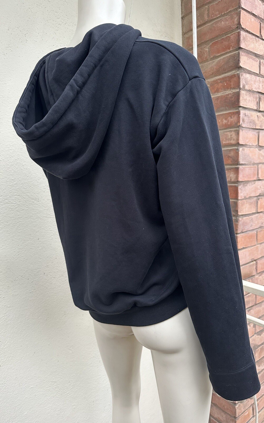 Moschino Couture Black Hoodie Jumper Sweater Cotton Bear Italy Size IT 44 M 10🦨