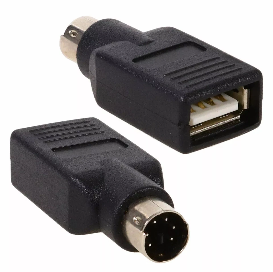 Adaptateur USB Femelle PS2 Mâle Pour Souris Clavier Convertisseur PS/2 PC - Photo 1/1