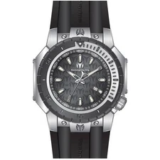 Technomarine Men's Watch Manta Sea Quartz Gunmetal Dial Silicone Strap TM-224006