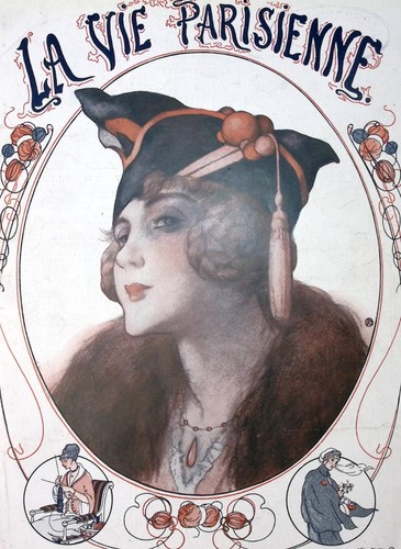 1915 La Vie Parisienne ORIGINAL Cover Women Support the WW1 War Effort France
