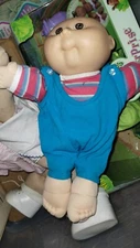 Cabbage Patch Kids CPK Doll No  Hair Bald Brown Eyes