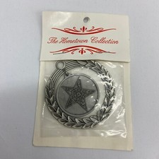 Masonic Christmas Ornament Order of the Eastern Star Pewter Made In USA NEW