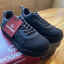 MEN'S DART KNIT DURASHOCKS CARBONMAX WORK SHOE Size 11.5 BLACK COMPOSITE TOE