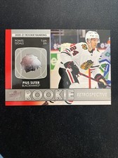 21-22 UD Series 1 Hockey Rookie Retrospective RR-11 Pius Suter