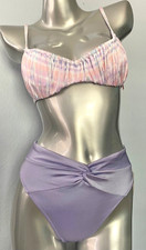 Victoria's Secret Swim Nwt Archives Palm Print High Neck Top Cheeky Bikini Set