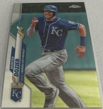 2020 Topps Chrome Baseball Hunter Dozier Kansas City Royals base card #63