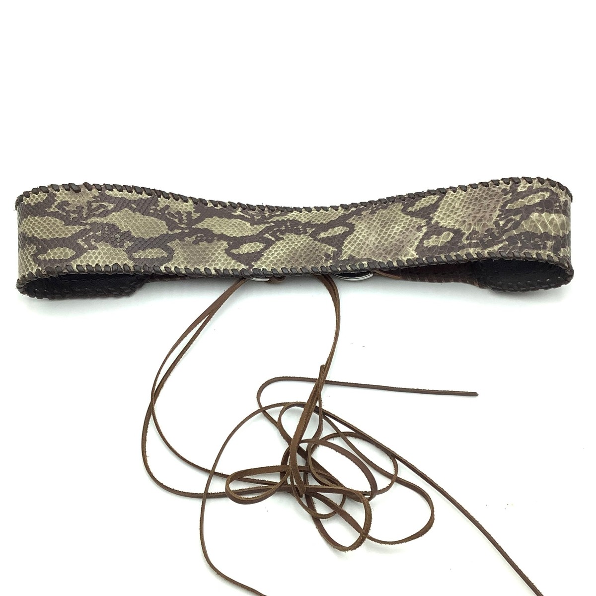 Horse Shoe Brand Brown Snakeskin Belt Size XL FG_Belts_9-20-18_0003_9_20_18_  main image 2