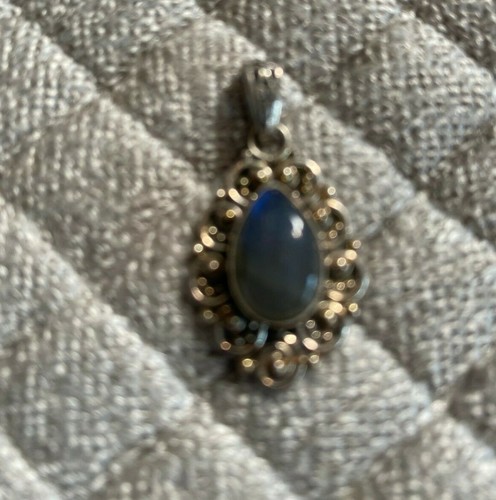 Artisan Crafted Labradorite 925 Sterling Sterling Pendant