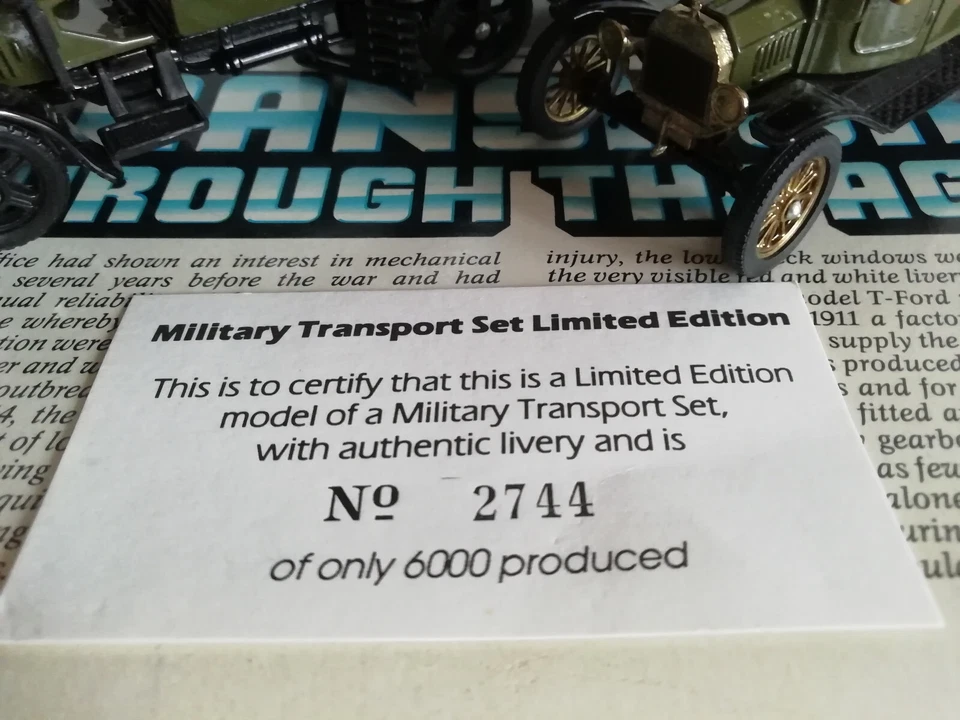 Corgi Classics 1:50 Thornycroft Bus + Ford Model T 1915 C88 Limited Edition OVP - Bild 4 von 4