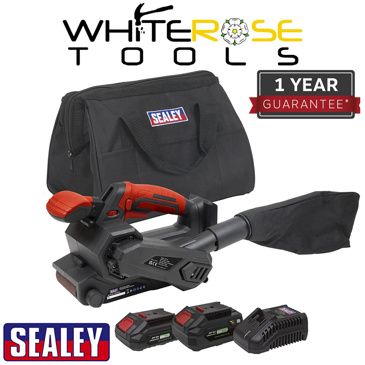 Battery belt clearance sander