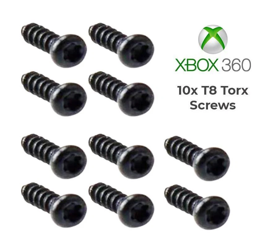 10x Replacement T8 Torx Security Screw Set for Xbox 360 Controller FPC