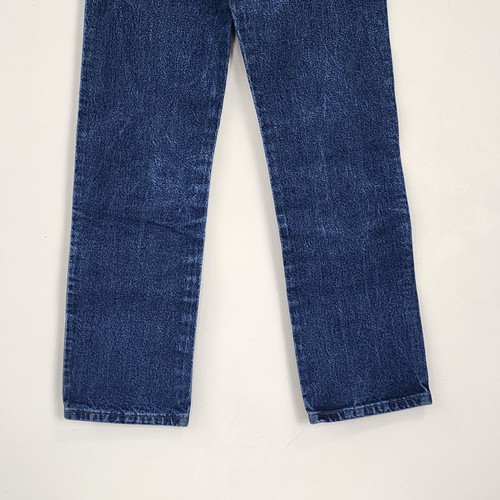VTG Wrangler Boys Cowboy Cut Blue Cotton Denim Jeans Size 14 Slim 13MWZBP - Picture 4 of 6