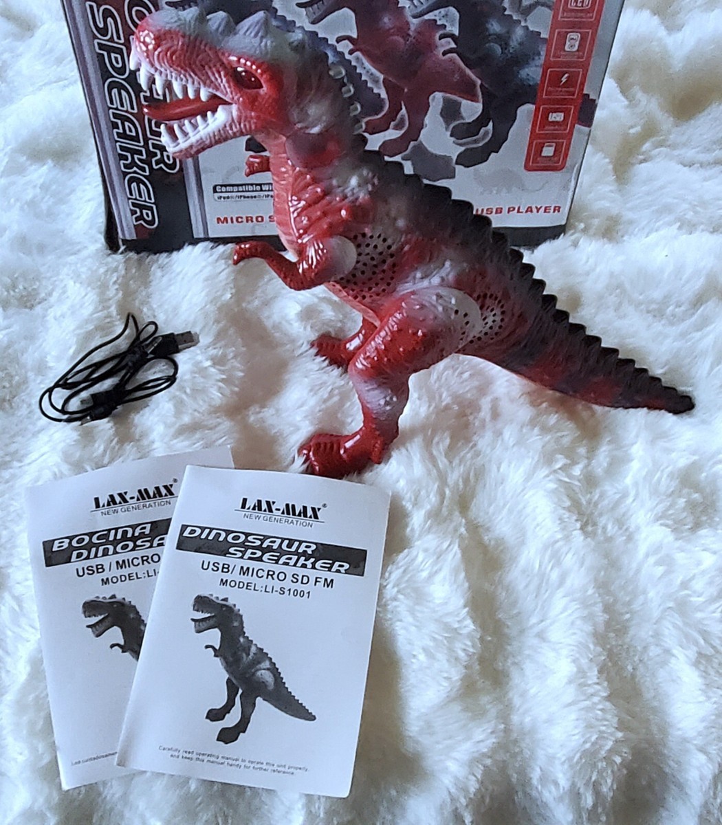 Lax-Max New Generation Dinosaur Speaker - Red - Ipod/ Iphone/ Ipad