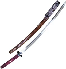 BattleBlades Koshi Sori O Kissaki Katana 28.3" 1095HC Handmade Sword BB-KSOKK