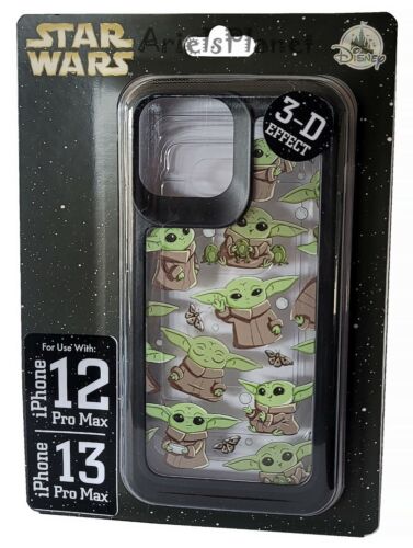 DISNEY PARKS STAR WARS Mandalorian Grogu iPHONE 12 Pro Max & 13 Pro Max Cover - Picture 1 of 2