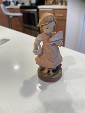 W. and M. Heinzeller wood carving Of Little Girl No Reserve No Anri