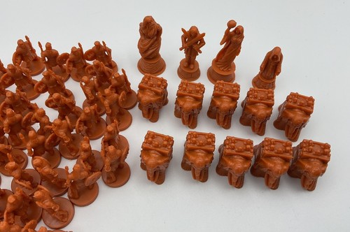 2004 RISK GodStorm Replacement Parts - Reddish Brown - Soldiers; Elephants; Gods - Picture 3 of 4