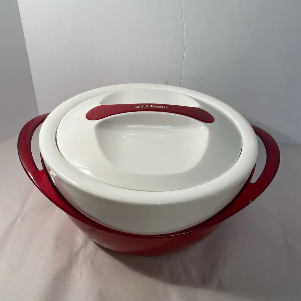 Contenedor de alimentos con aislamiento térmico Pinnacle Tokyo Plast rojo y blanco Foto 2 de 4