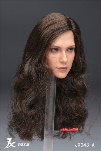 1/6 Female Gal Gadot Wonder Woman Curly Hair Head Sculpt Fit 12'' PH Figure Body - Picture 3 of 6