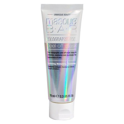 Masque Bar NWT Holographic Silver Foil Peel-Off Skincare Mask - New in Box