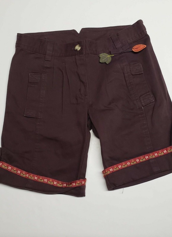 Gymboree Harvest Leaves brown shirts girls size 8
