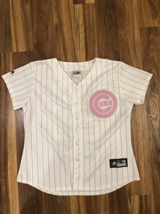 chicago cubs women's button up jersey