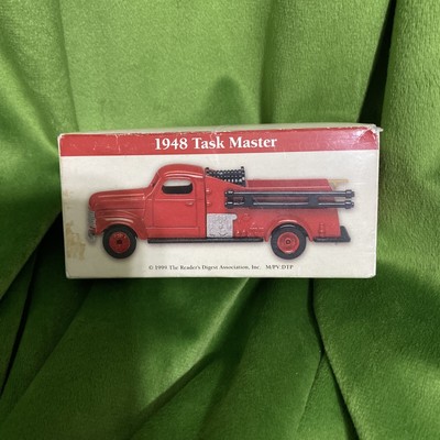 1999 Readers Digest 1948 Task Master Fire Truck Diecast Collectible Toy Truck