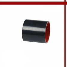 2" STRAIGHT TURBO/INTAKE/INTERCOOLER PIPING SILICONE COUPLER HOSE BLACK/RED
