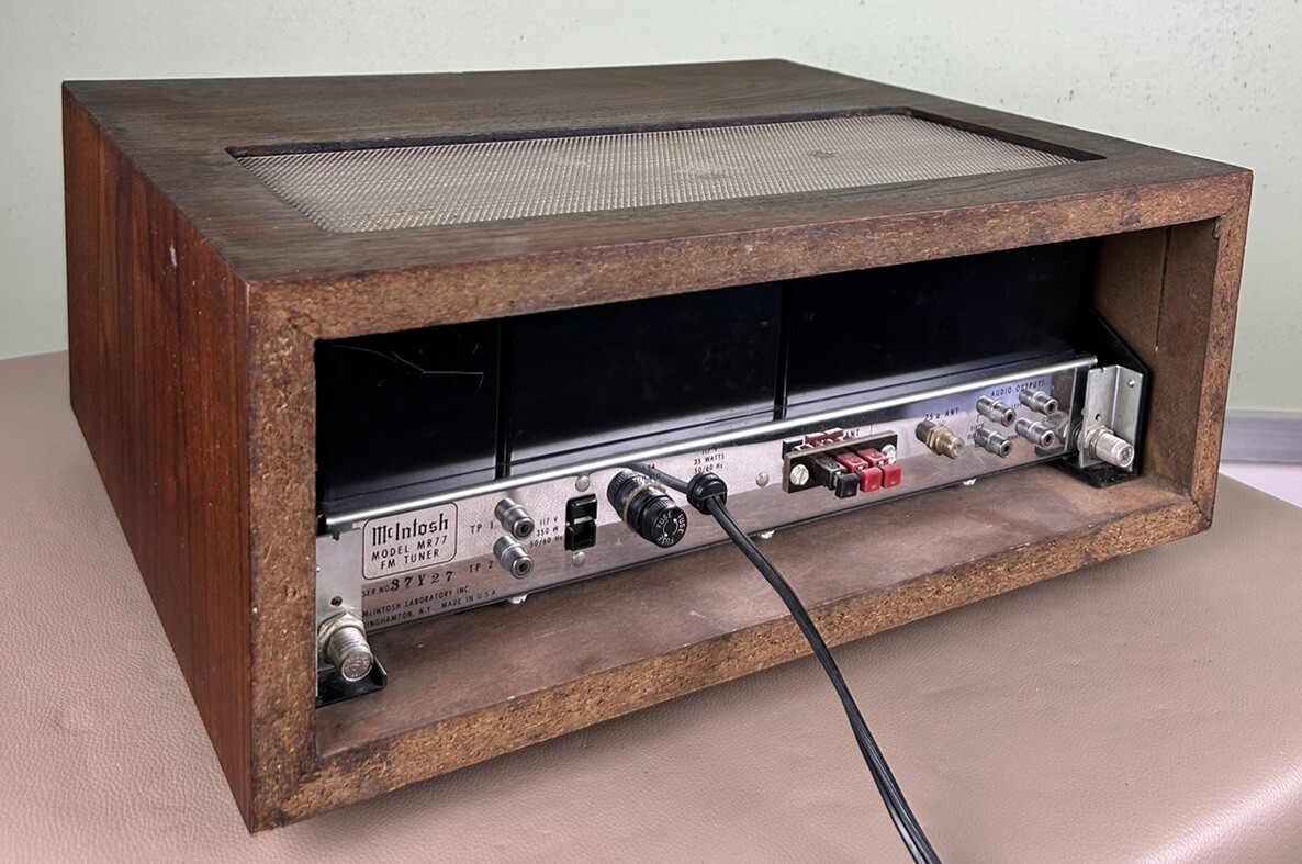 McIntosh MR 77: Manuale Utente Originale Sintonizzatore Stereo FM Stato Solido