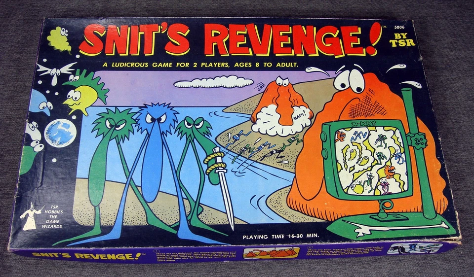  TSR Snits Revenge A Ludicrous Game Board Game Missing 4 Pieces - Image 3 of 3