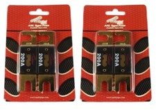 4 Pcs 200 Amp ANL Fuses Gold Plated Audiopipe Blister Pack Car Audio Stereo