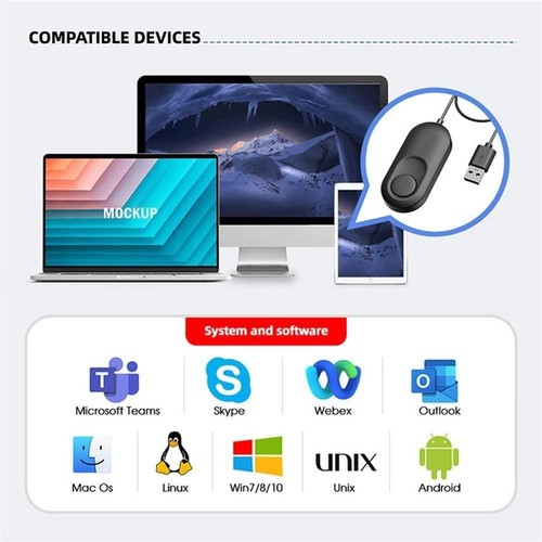 3 Woring Mode Keeps Computer Awake USB Mouse Mover Virtual mouse Mouse Jiggler - Picture 6 of 12