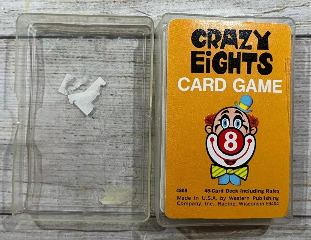 vintage crazy eights card game