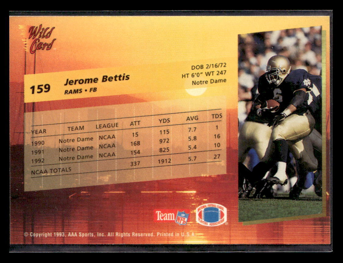 [5シリ]Jerome bettis nfl auto 2021 Panini Flawless Emerald On-Card Auto Jerome Bettis 5/5