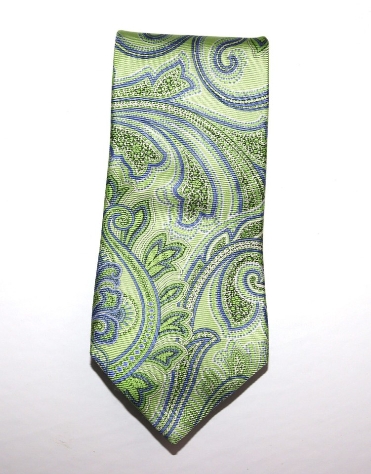 Tommy Hilfiger Men’s 100 Silk Made In USA Paisley Tie Necktie eBay