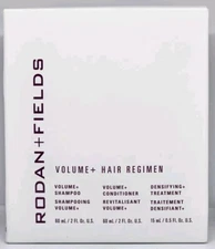 Rodan + Fields Volume+ Hair Regimen Shampoo Conditioner Travel Size New in Box