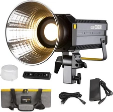 COLBOR CL330 330W COB LED Video Light Bi-Color 2700K-6500K Outdoor Fill Light 