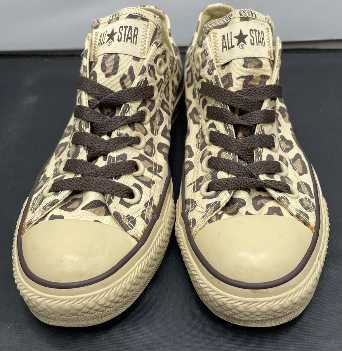 CONVERSE Safari Leopard Print Shoes Chuck T Allstars Lo Womens 7