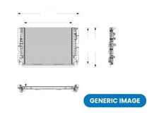 Engine Cooling Radiator Brazed Cooling Fins Fits Honda CR-V MAHLE CR2647000S